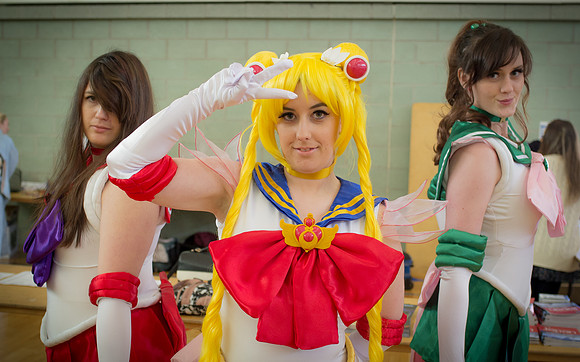 Hall cosplay photo. Sailor Stars.