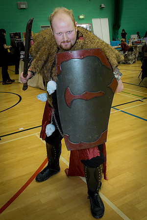 Hall cosplay. Chaos Champion.